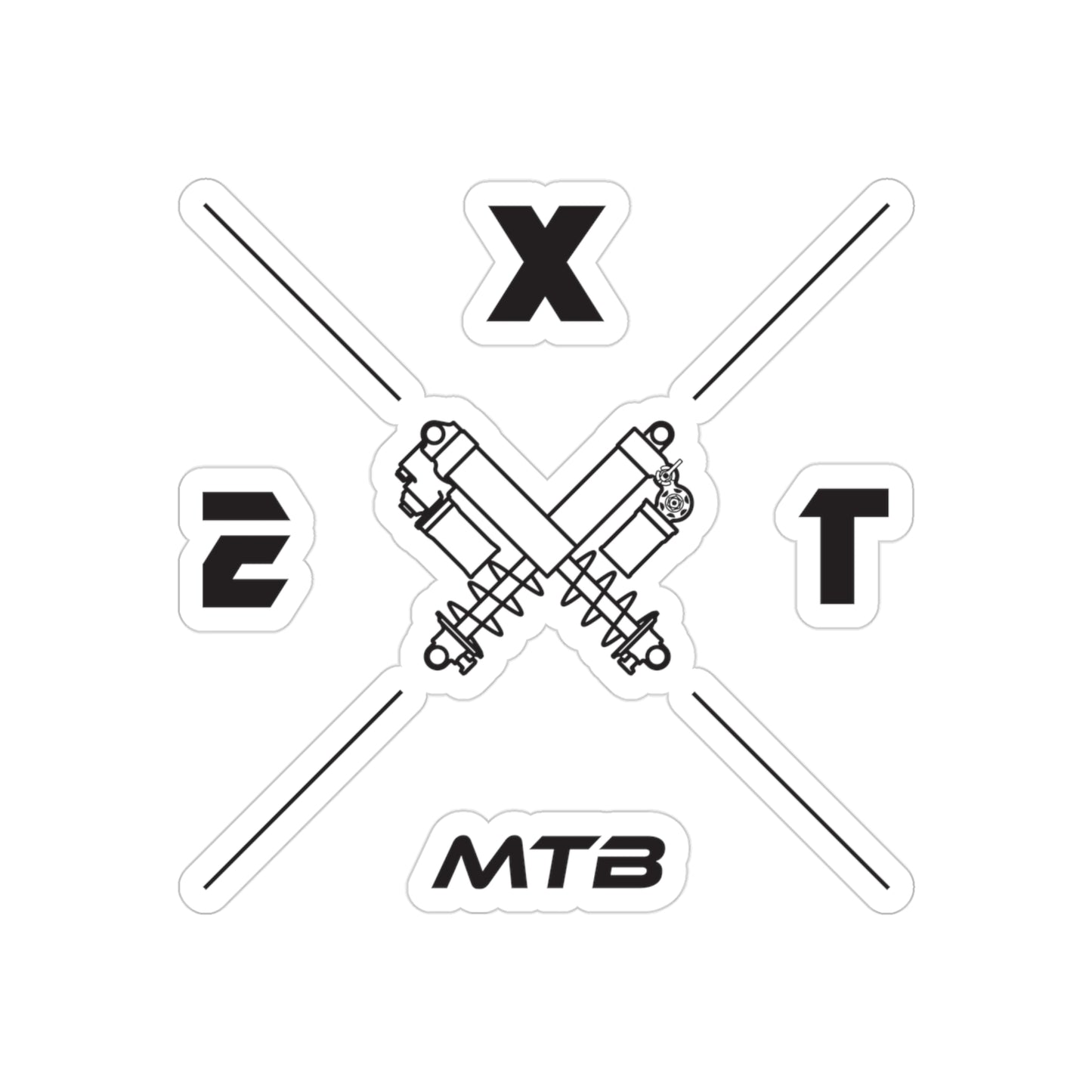 EXT X Logo, 3"x3"