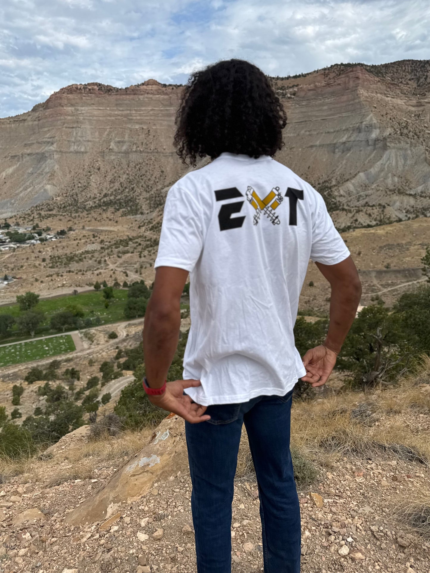 Crisp White Logo Tee