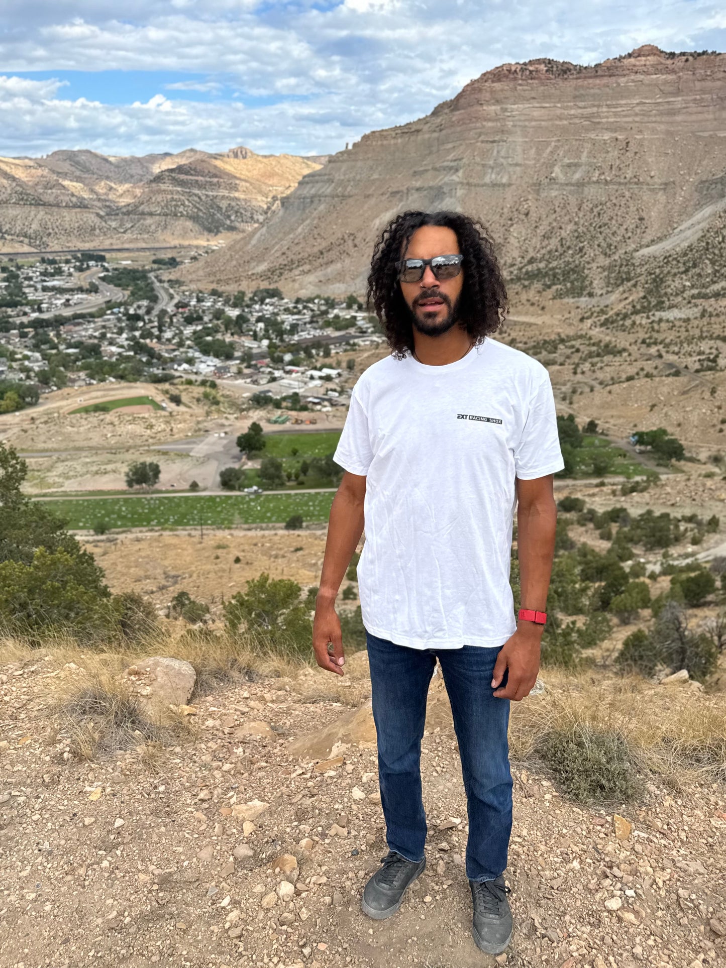 Crisp White Logo Tee